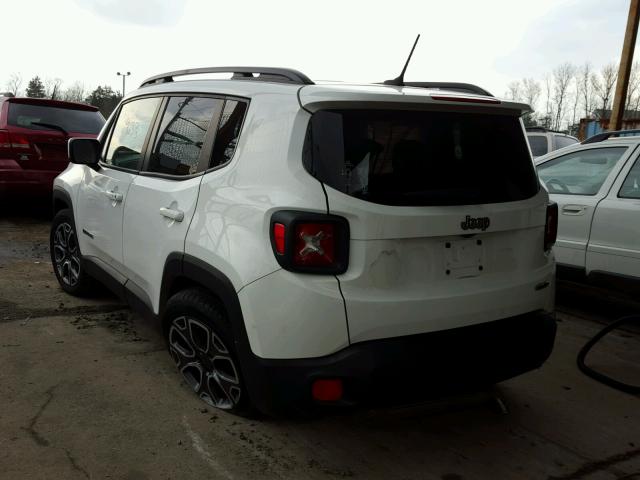 ZACCJABT4FPB36772 - 2015 JEEP RENEGADE L WHITE photo 3