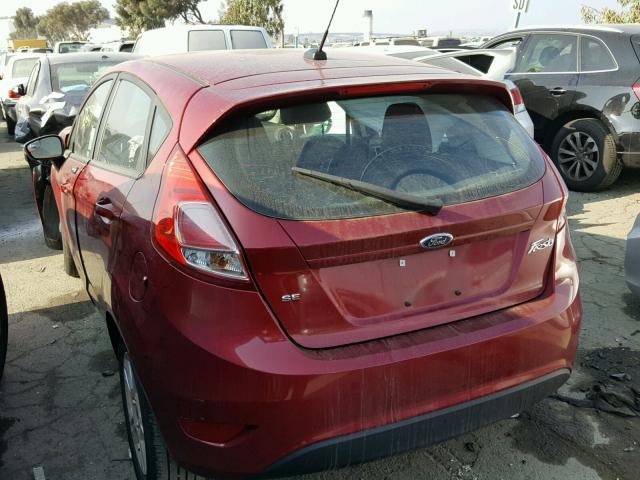 3FADP4EJ8FM181866 - 2015 FORD FIESTA SE RED photo 3