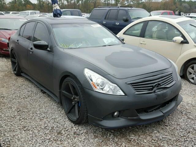 JN1CV6AR0CM973894 - 2012 INFINITI G37 BLACK photo 1