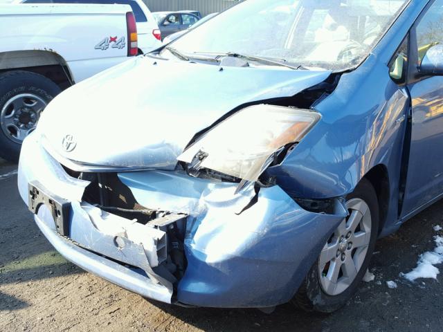 JTDKB20U263171857 - 2006 TOYOTA PRIUS BLUE photo 9