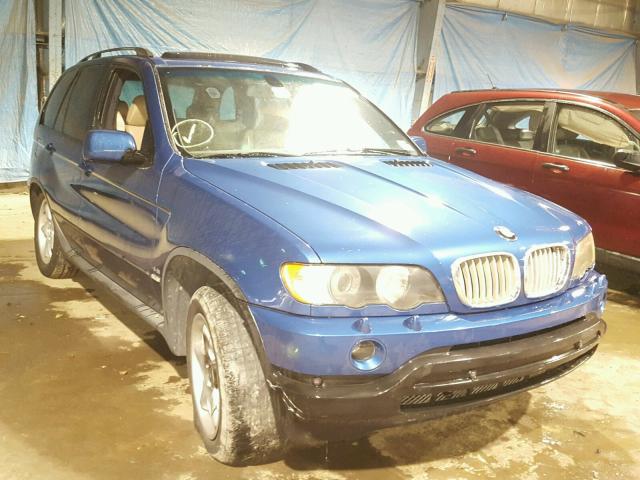 WBAFB33561LH08430 - 2001 BMW X5 4.4I BLUE photo 1