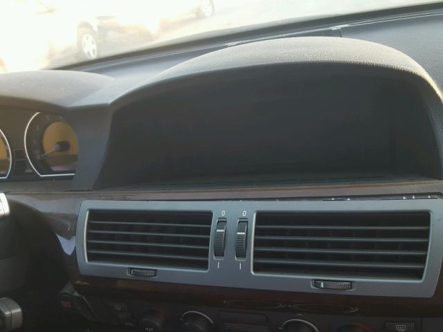 WBAGL634X4DP68670 - 2004 BMW 745 I BLACK photo 9