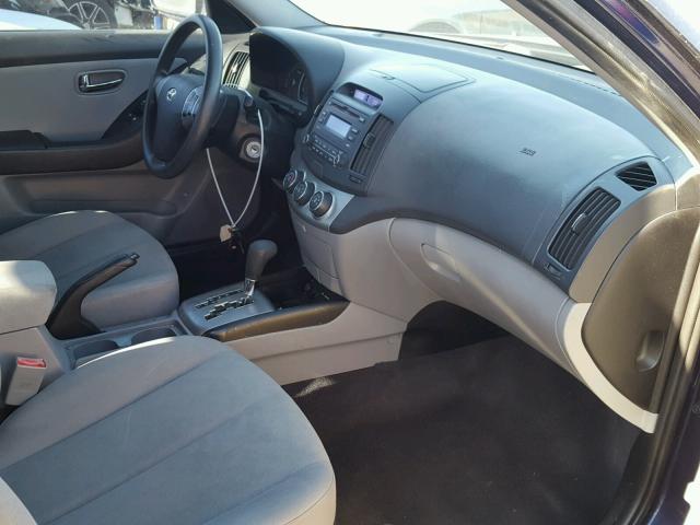 KMHDU4AD2AU064870 - 2010 HYUNDAI ELANTRA BL BLUE photo 5