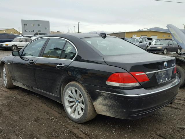 WBAHL83508DT14149 - 2008 BMW 750I BLACK photo 3