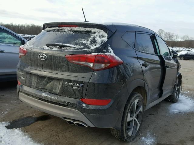 KM8J3CA20HU394564 - 2017 HYUNDAI TUCSON LIM BLACK photo 4