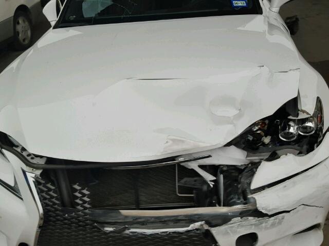 JTHBF1D26F5070329 - 2015 LEXUS IS 250 WHITE photo 7