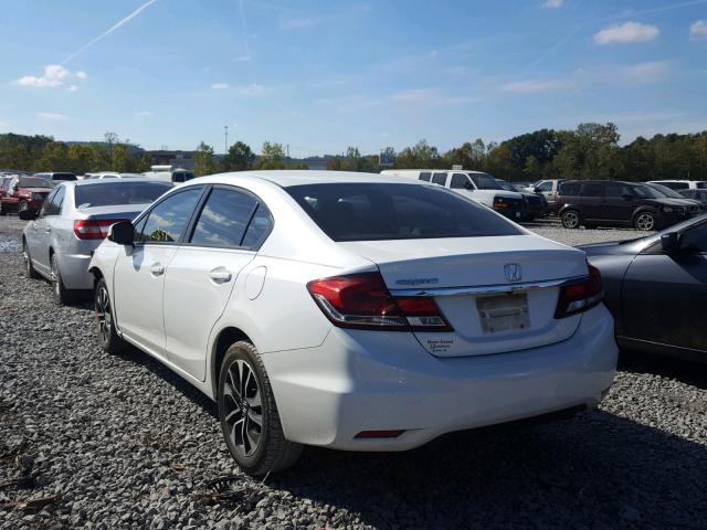19XFB2F93DE041077 - 2013 HONDA CIVIC EXL WHITE photo 3