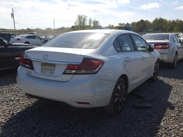 19XFB2F93DE041077 - 2013 HONDA CIVIC EXL WHITE photo 4