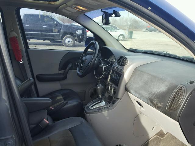 5GZCZ53485S868854 - 2005 SATURN VUE BLUE photo 5