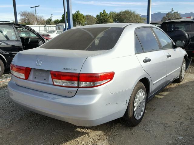 1HGCM56193A041497 - 2003 HONDA ACCORD DX SILVER photo 4