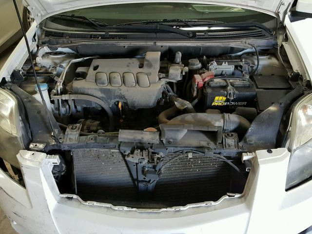 3N1AB6AP8CL753556 - 2012 NISSAN SENTRA 2.0 WHITE photo 7