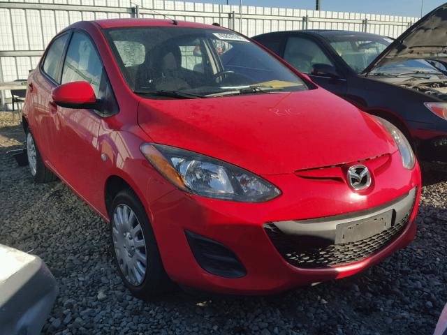 JM1DE1KY0D0161515 - 2013 MAZDA MAZDA2 RED photo 1