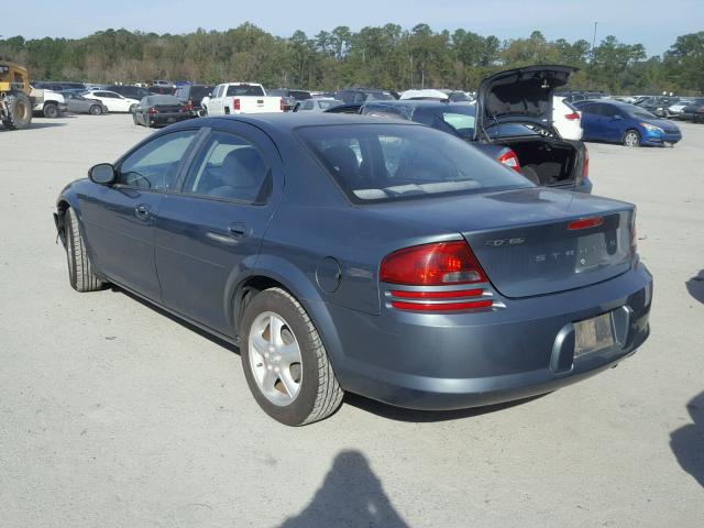 1B3EL46R96N137428 - 2006 DODGE STRATUS SX BLUE photo 3