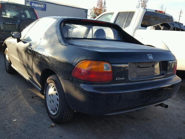 JHMEG1145RS001704 - 1994 HONDA CIVIC DEL BLACK photo 3