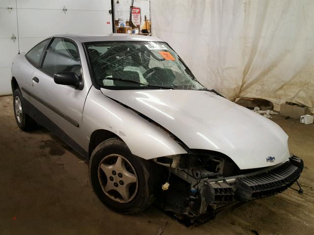 1G1JC124527198708 - 2002 CHEVROLET CAVALIER SILVER photo 1