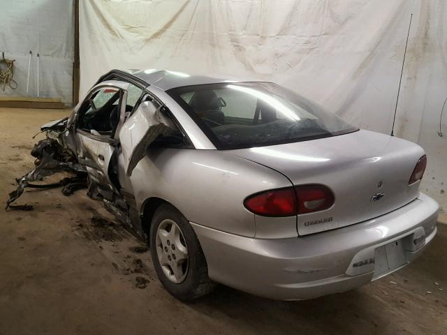 1G1JC124527198708 - 2002 CHEVROLET CAVALIER SILVER photo 3