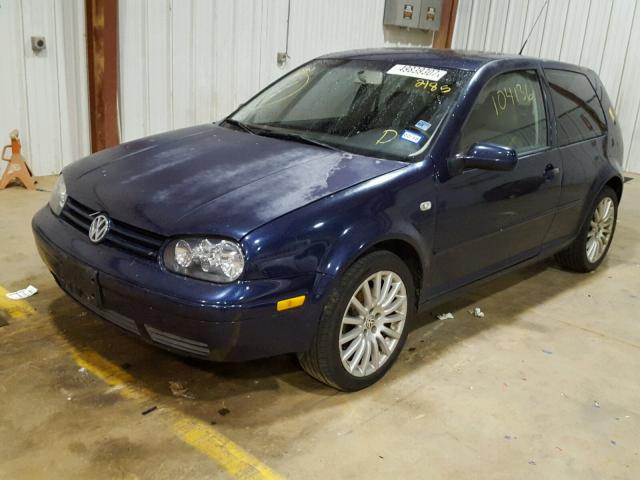 9BWDE61J554032185 - 2005 VOLKSWAGEN GTI BLUE photo 2