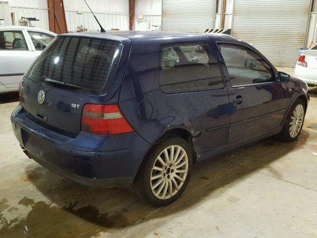 9BWDE61J554032185 - 2005 VOLKSWAGEN GTI BLUE photo 4