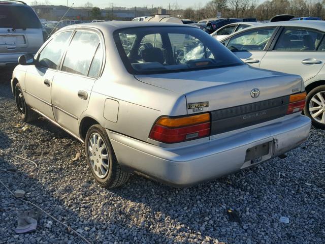 1NXAE09E4PZ070507 - 1993 TOYOTA COROLLA LE GRAY photo 3