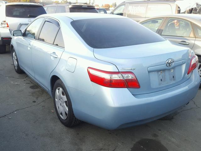 4T1BE46K07U708905 - 2007 TOYOTA CAMRY NEW BLUE photo 3