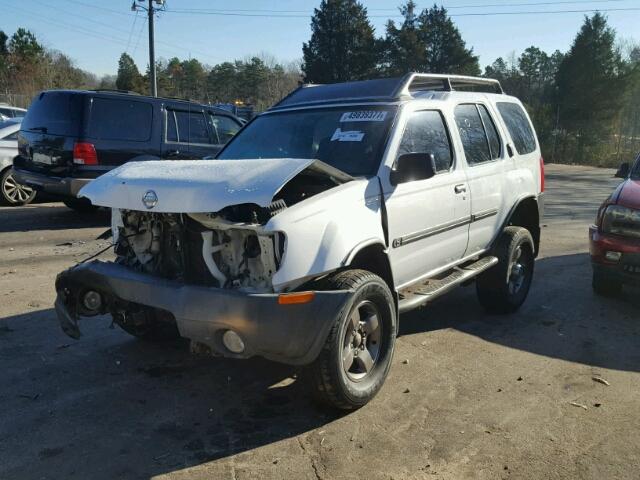 5N1ED28T22C600293 - 2002 NISSAN XTERRA XE WHITE photo 2