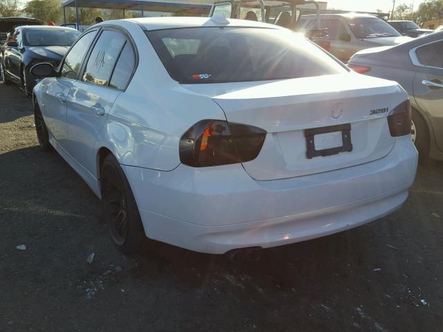 WBAVC53537FZ71418 - 2007 BMW 328 I SULE WHITE photo 3