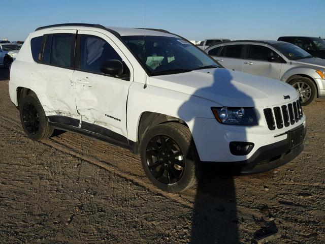 1C4NJCBA5FD296953 - 2015 JEEP COMPASS SP WHITE photo 1