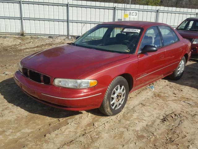 2G4WS52M2W1516709 - 1998 BUICK CENTURY CU RED photo 2