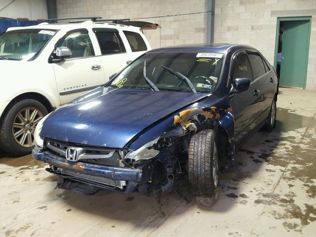 1HGCM66514A063004 - 2004 HONDA ACCORD EX BLUE photo 2