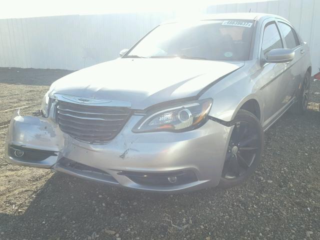 1C3CCBBB3EN118122 - 2014 CHRYSLER 200 TOURIN GRAY photo 2