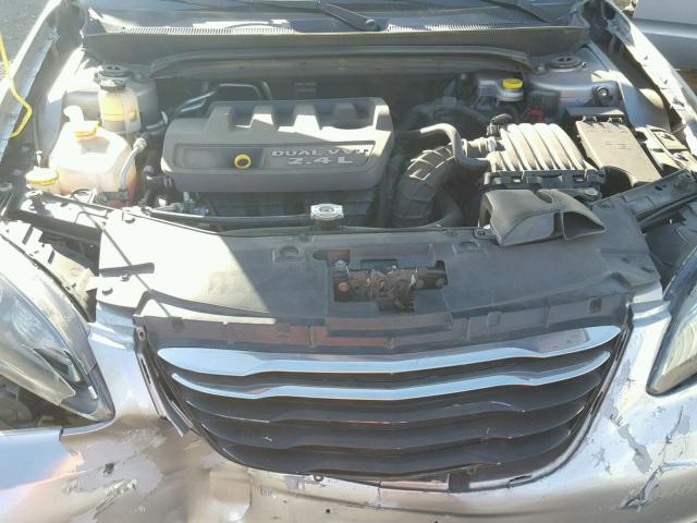 1C3CCBBB3EN118122 - 2014 CHRYSLER 200 TOURIN GRAY photo 7