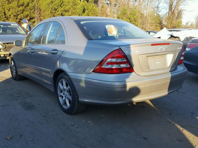 WDBRF92HX7F903565 - 2007 MERCEDES-BENZ C 280 4MAT BEIGE photo 3