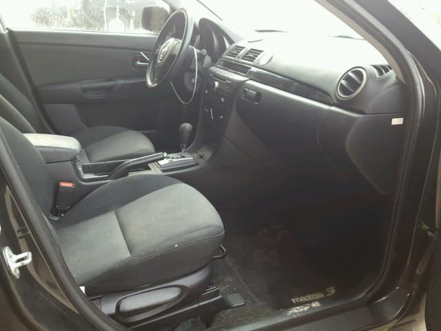 JM1BK32F791239347 - 2009 MAZDA 3 I BLACK photo 5