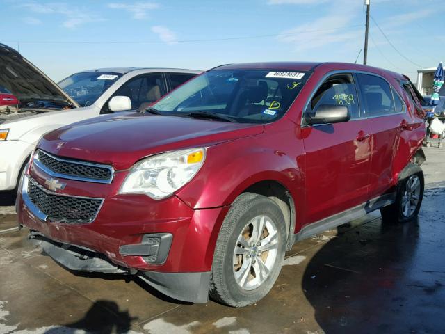 2CNALBEW3A6383764 - 2010 CHEVROLET EQUINOX LS MAROON photo 1