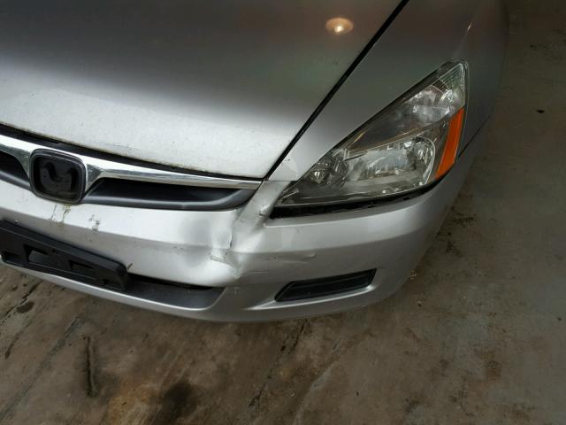 1HGCM56107A066116 - 2007 HONDA ACCORD VAL SILVER photo 9