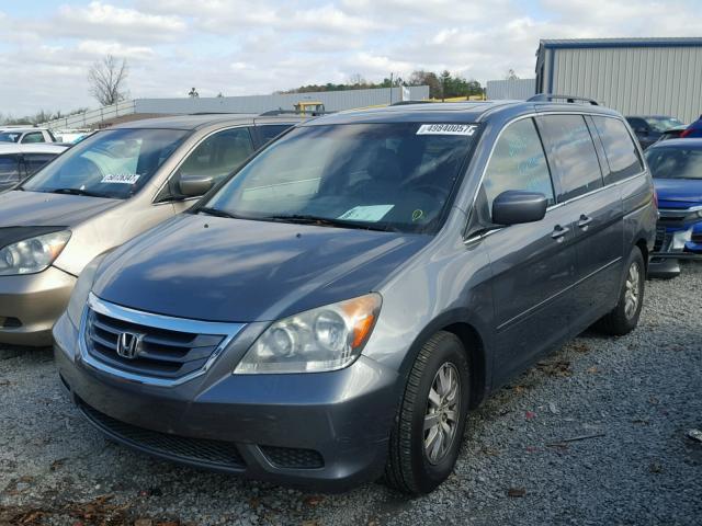 5FNRL3H79AB023684 - 2010 HONDA ODYSSEY EX GRAY photo 2