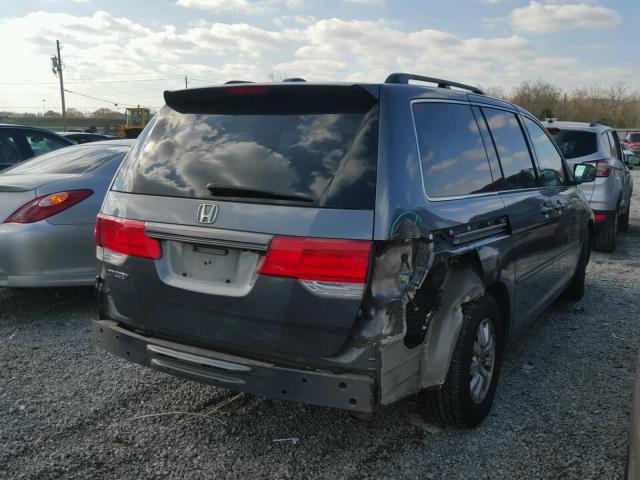 5FNRL3H79AB023684 - 2010 HONDA ODYSSEY EX GRAY photo 4