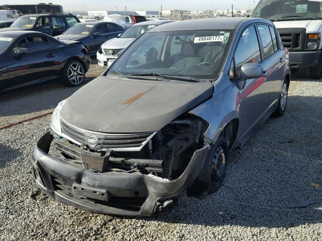 3N1BC1CP7CK809249 - 2012 NISSAN VERSA S SILVER photo 2