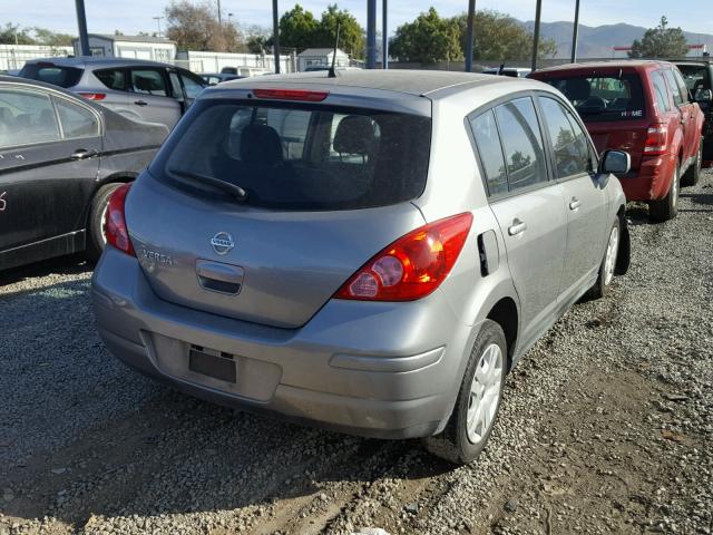 3N1BC1CP7CK809249 - 2012 NISSAN VERSA S SILVER photo 4