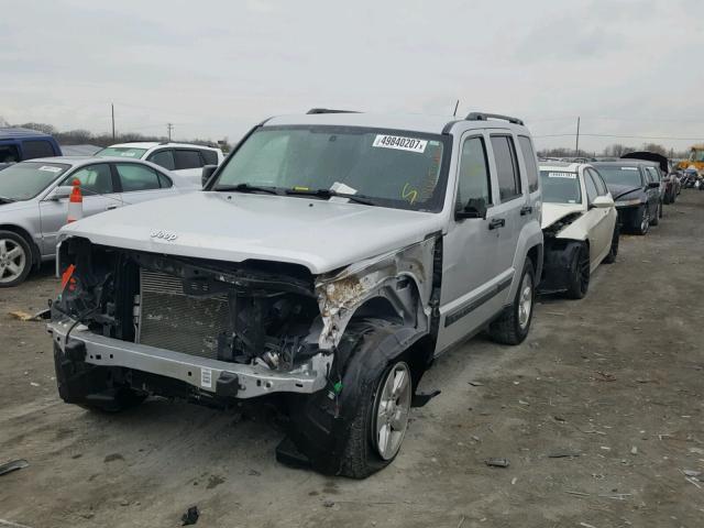 1J4PN2GK5AW127886 - 2010 JEEP LIBERTY SP SILVER photo 2