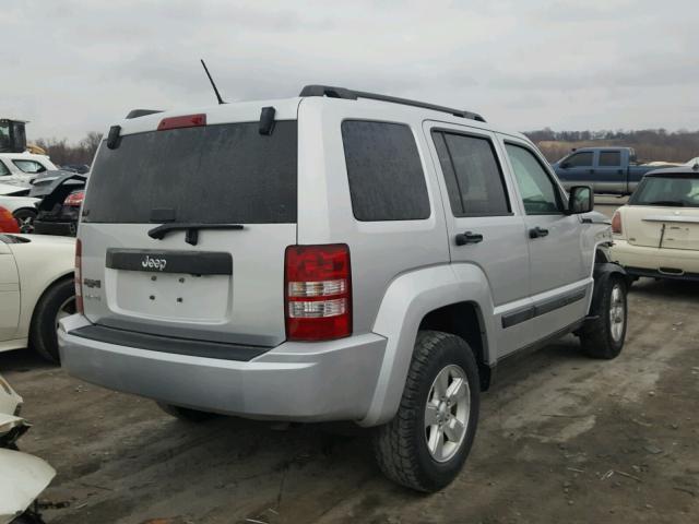 1J4PN2GK5AW127886 - 2010 JEEP LIBERTY SP SILVER photo 4