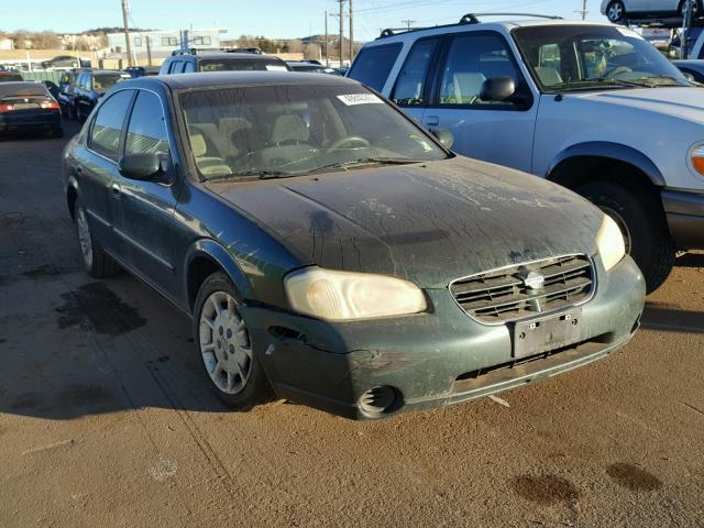 JN1CA31D2YT753734 - 2000 NISSAN MAXIMA GLE GREEN photo 1