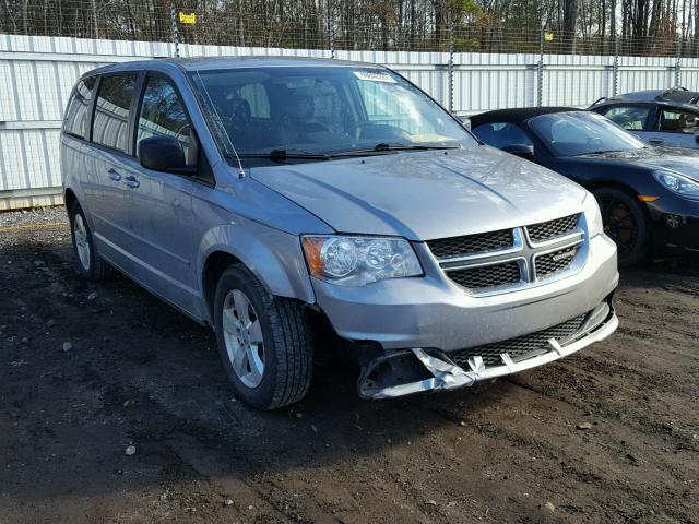 2C4RDGBGXDR788294 - 2013 DODGE GRAND CARA SILVER photo 1