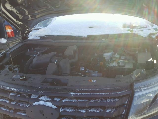 1FM5K8ARXGGB44664 - 2016 FORD EXPLORER P TWO TONE photo 7