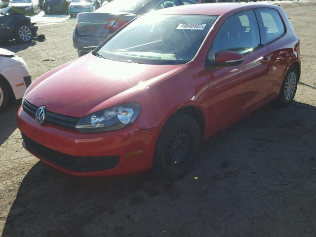 WVWAA7AJ3AW094438 - 2010 VOLKSWAGEN GOLF 红色 照片 2