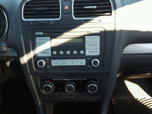 WVWAA7AJ3AW094438 - 2010 VOLKSWAGEN GOLF 红色 照片 9