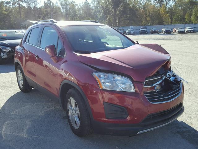 KL7CJLSB8FB220409 - 2015 CHEVROLET TRAX 1LT RED photo 1