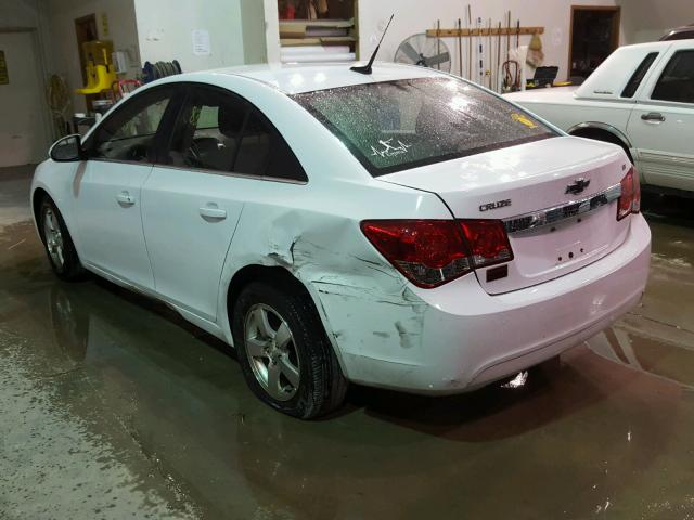 1G1PC5SB0D7201436 - 2013 CHEVROLET CRUZE LT WHITE photo 3