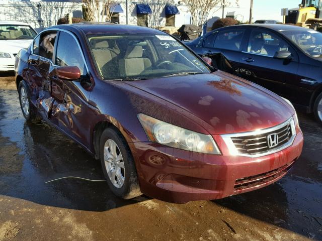 1HGCP26488A097504 - 2008 HONDA ACCORD LXP BURGUNDY photo 1