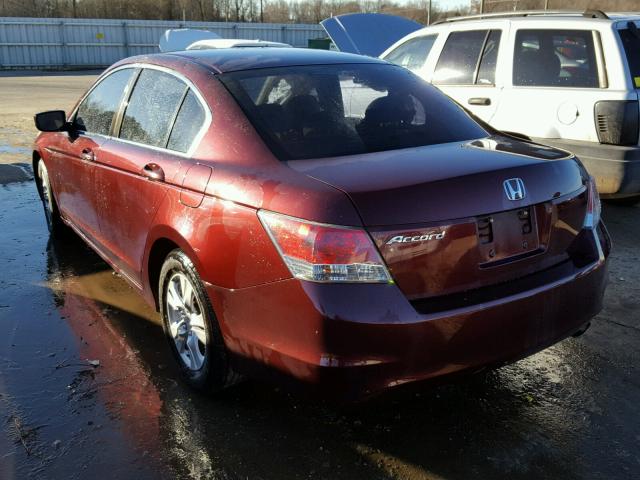 1HGCP26488A097504 - 2008 HONDA ACCORD LXP BURGUNDY photo 3